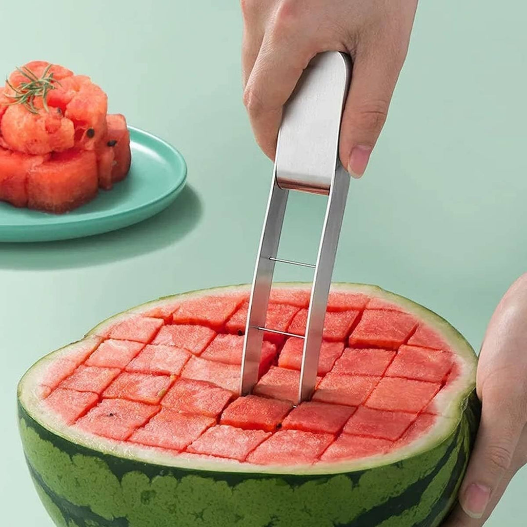 Stainless Steel Watermelon Cube Cutter Image 2