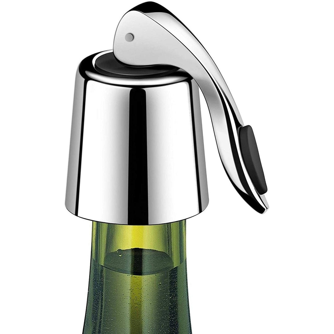 Stainless Steel Wine Bottle Stopper Image 1