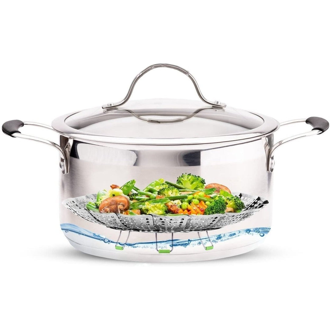 Stainless Steel Vegetable Steamer Basket Image 9