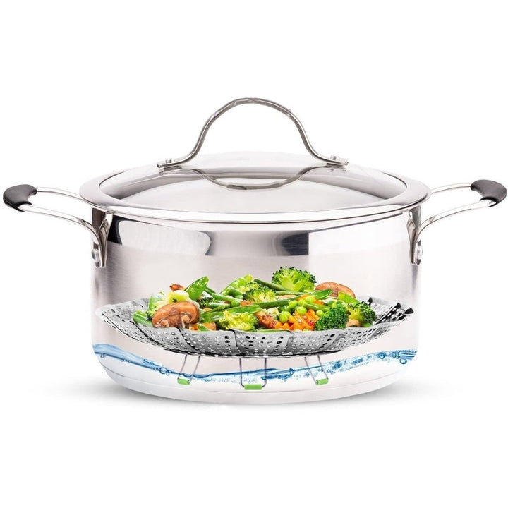 Stainless Steel Vegetable Steamer Basket Image 9