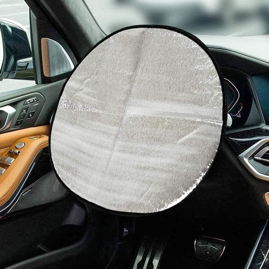 Steering Wheel Sun Protection Heat Reflective Cover Protector Cover Image 1