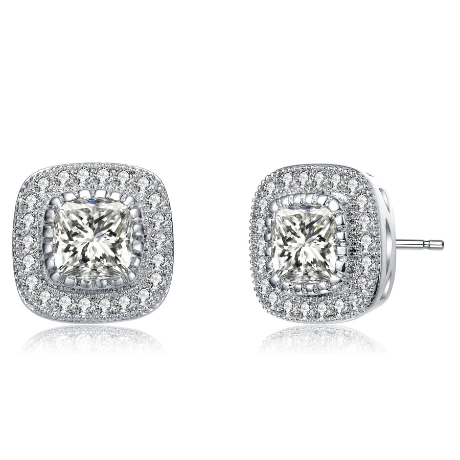 Square Stud Earrings Image 1