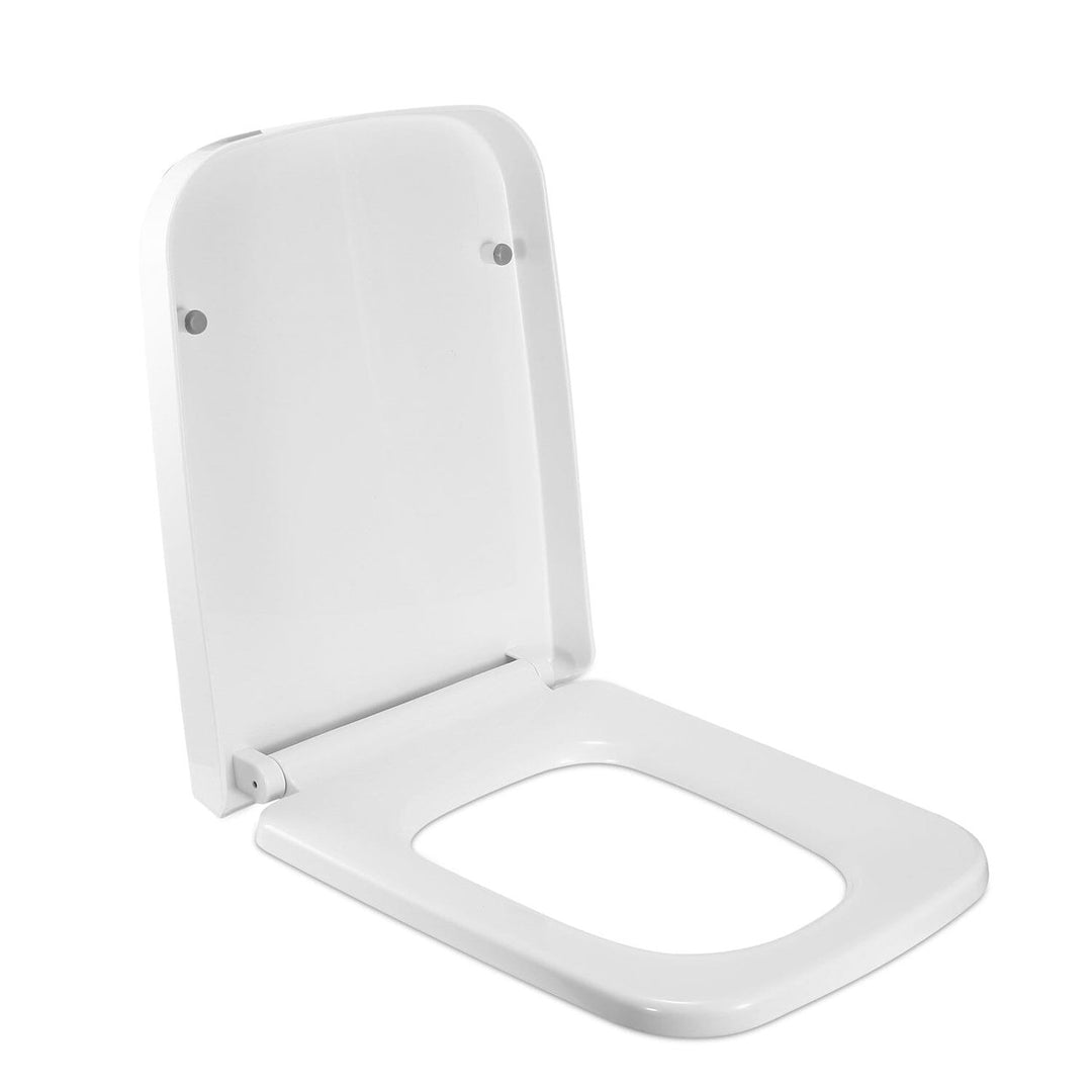 Square Toilet Seat with Grip-Tight Seat Bumpers Image 1