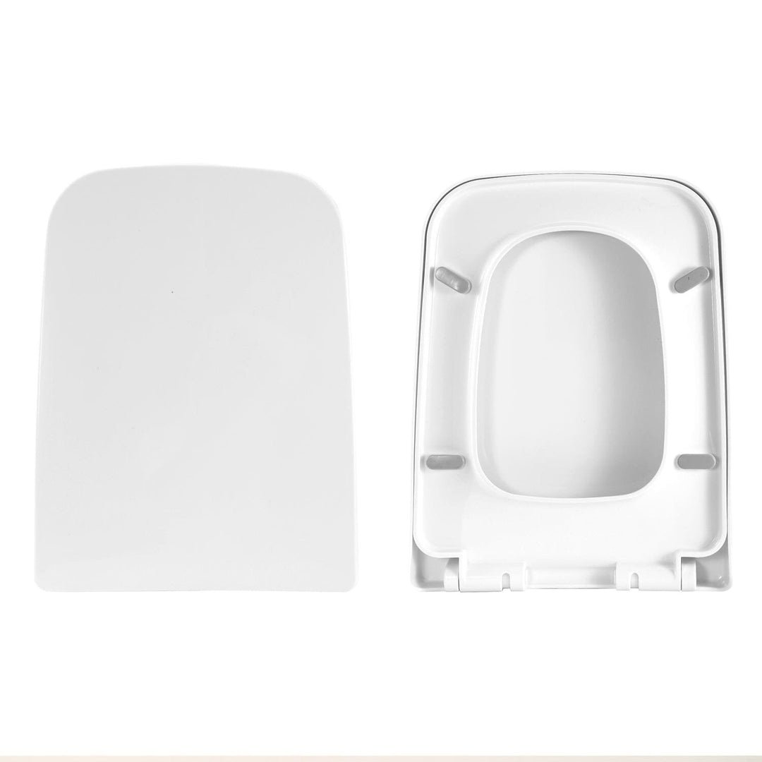 Square Toilet Seat with Grip-Tight Seat Bumpers Image 3