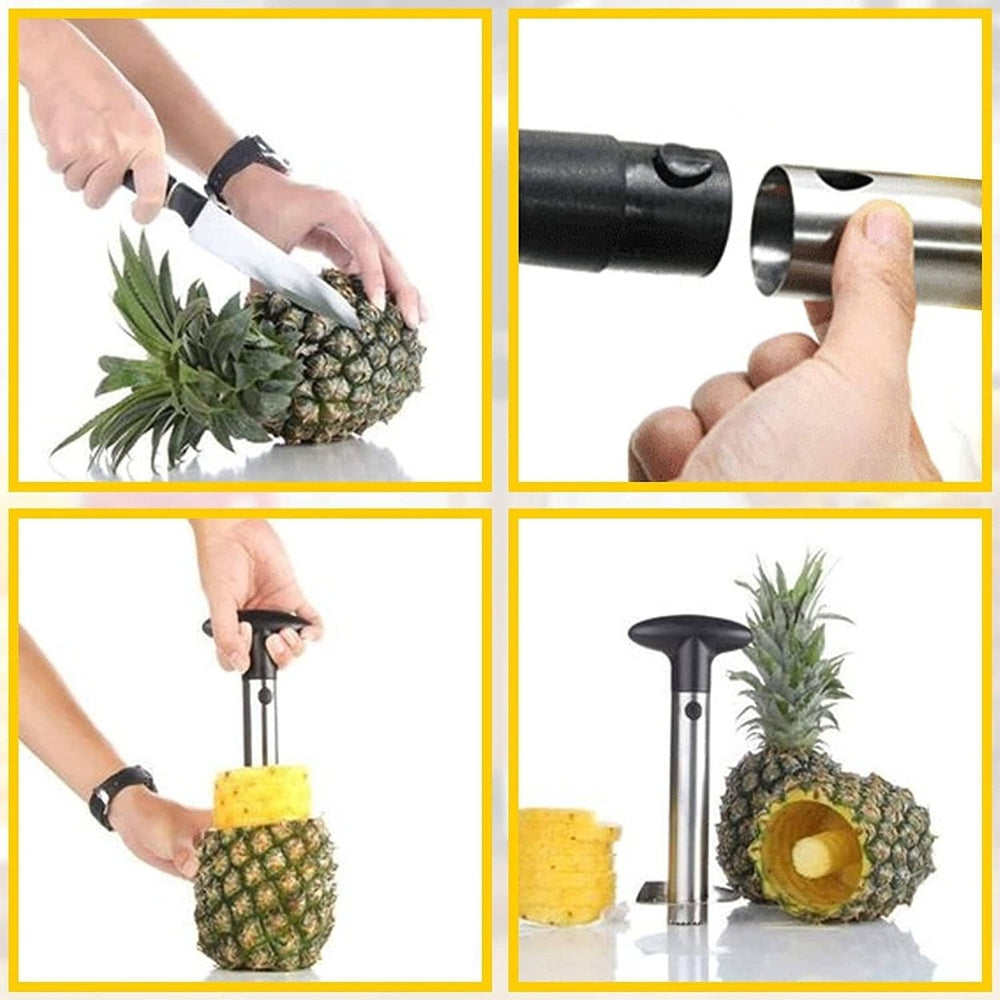 Stainless Steel Fruit Pineapple Peeler Cutter Image 2