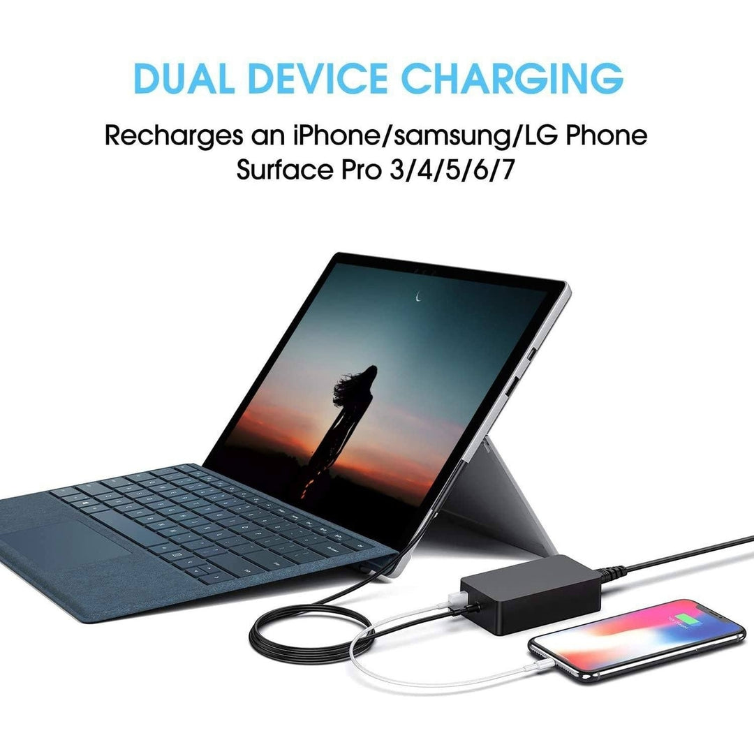 Surface Pro Charger 65W for Surface Pro 3/4/5/6/7 Image 6