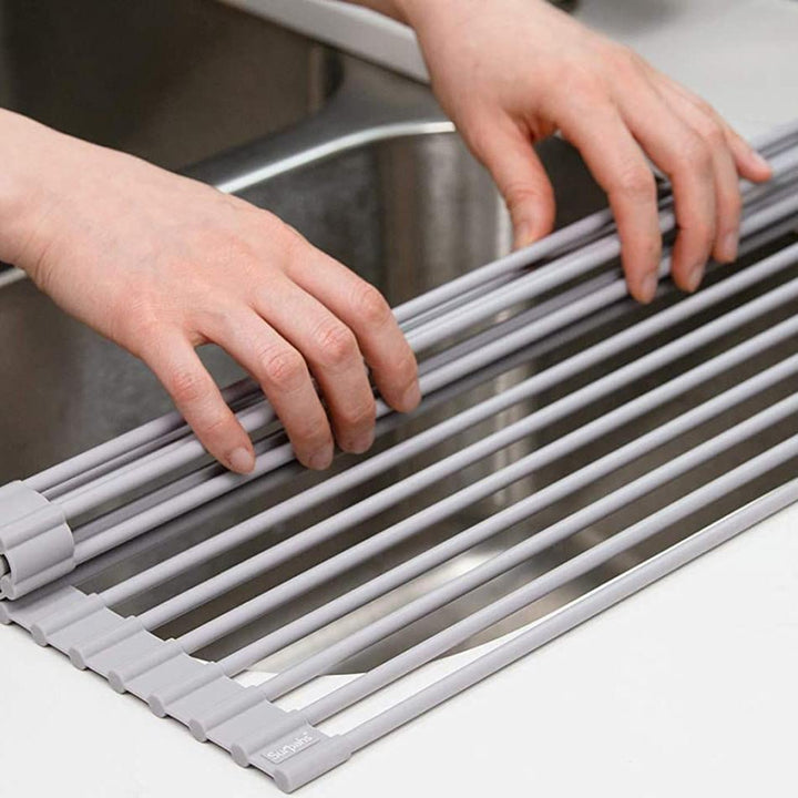 Surpahs over the Sink Multipurpose Roll-Up Dish Drying Rack Image 6