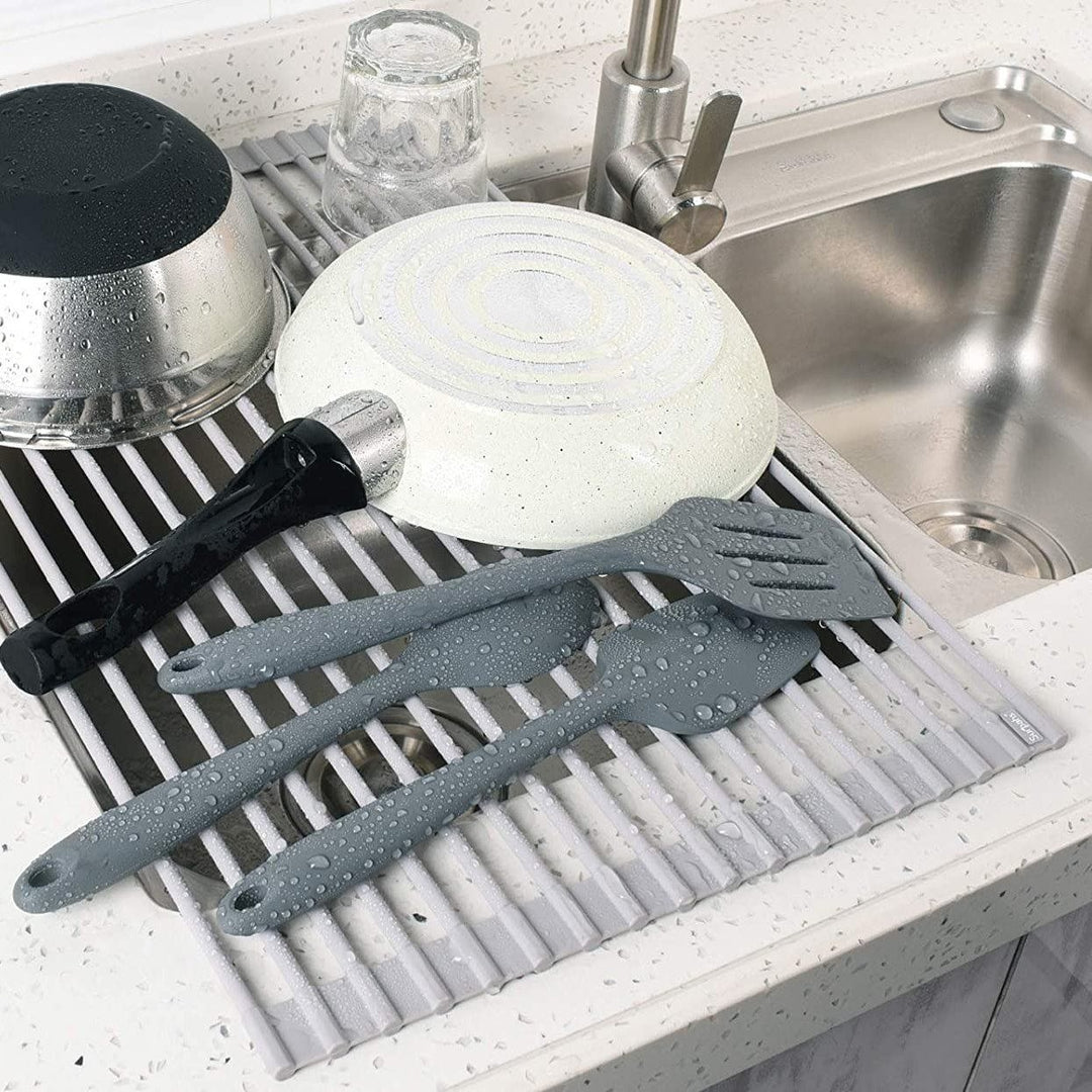 Surpahs over the Sink Multipurpose Roll-Up Dish Drying Rack Image 7