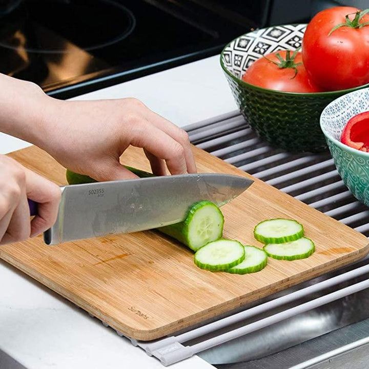 Surpahs over the Sink Multipurpose Roll-Up Dish Drying Rack Image 8