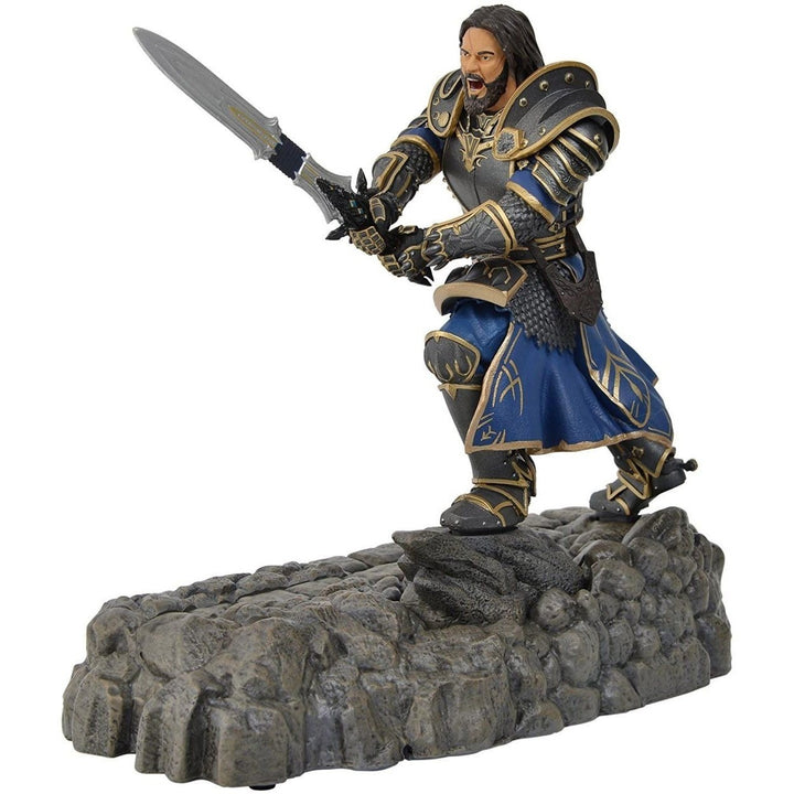 Swordfish Tech Warcraft Lothar Statue Phone Charging Dock Image 1