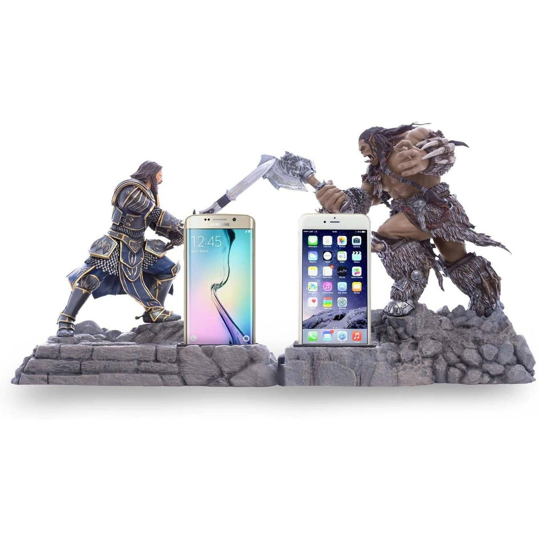 Swordfish Tech Warcraft Lothar Statue Phone Charging Dock Image 4