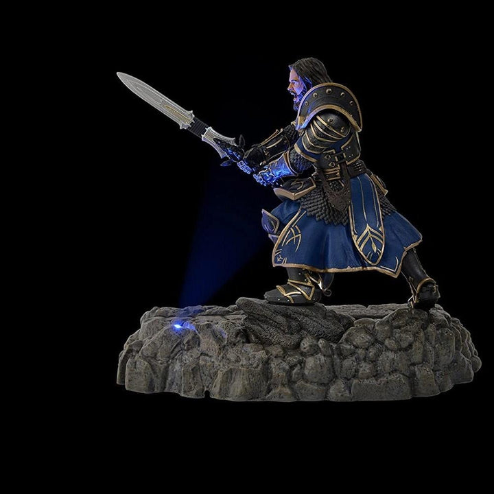 Swordfish Tech Warcraft Lothar Statue Phone Charging Dock Image 7