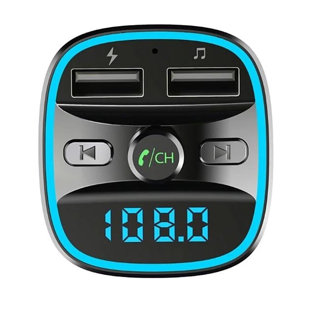 T25 Bluetooth 5.0 Car FM Transmitter Image 2