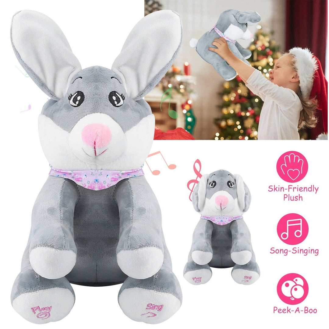 Stuffed Plush Rabbit Doll Toy Animated Talking and Singing Image 3