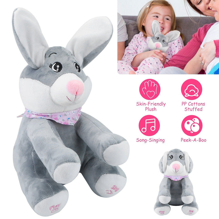 Stuffed Plush Rabbit Doll Toy Animated Talking and Singing Image 4