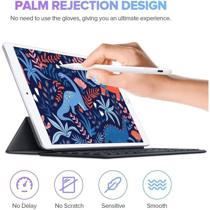 Stylus Pen for iPad with Palm Rejection Active Pencil Compatible with (2018-2020) Image 6