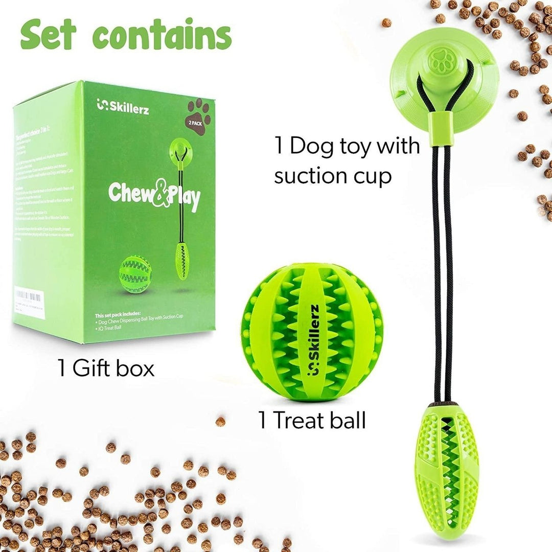 Suction Cup and Play IQ Toy Treat Ball Image 4