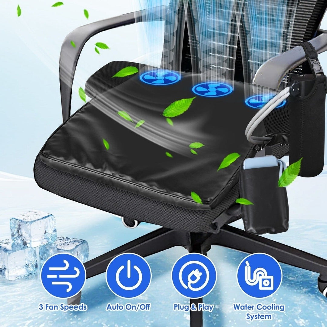 Summer Water Cooling System Seat Cushion with Fans 3 Speeds Image 4