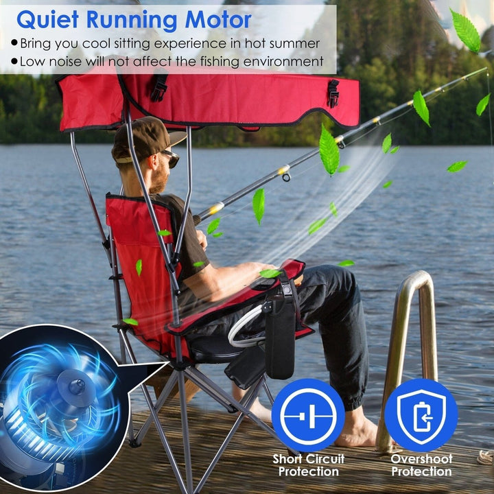 Summer Water Cooling System Seat Cushion with Fans 3 Speeds Image 9