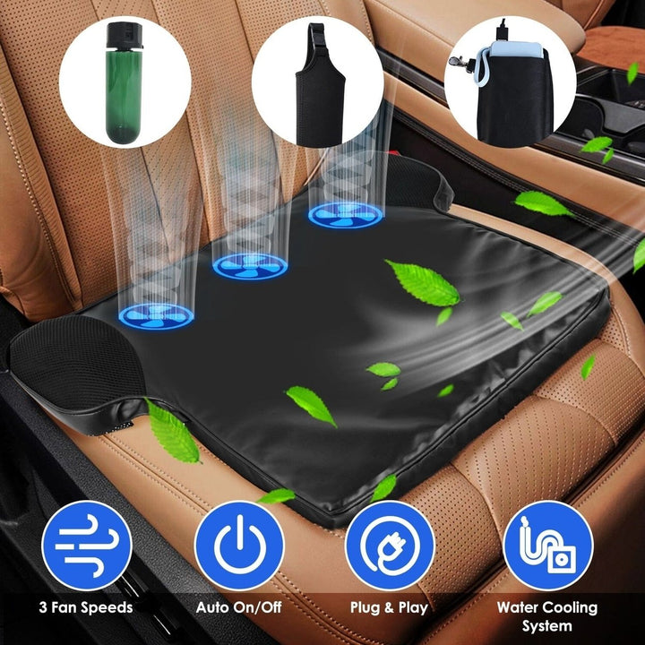 Summer Water Cooling System Seat Cushion with Fans 3 Speeds Image 12