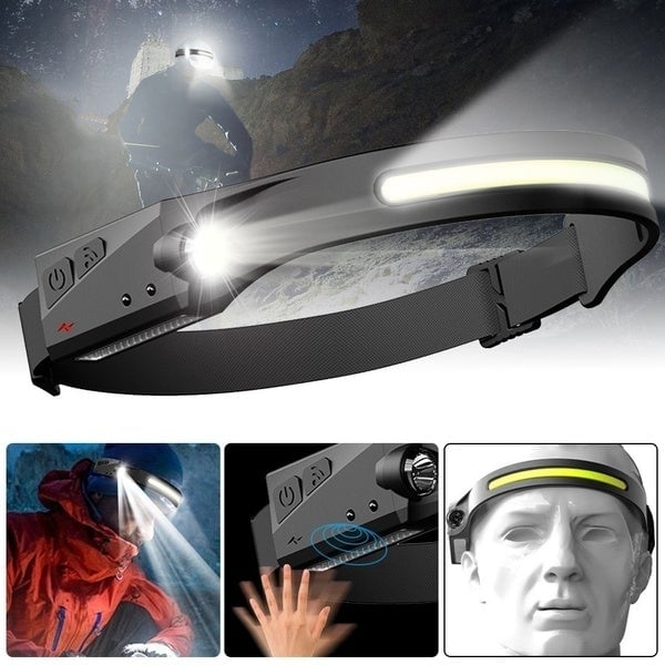 Super Bright LED Headlamp Flashlight Rechargeable Image 1