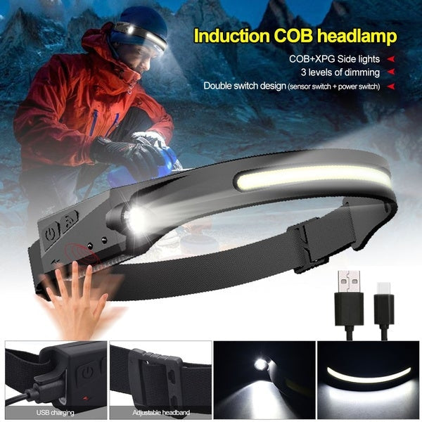 Super Bright LED Headlamp Flashlight Rechargeable Image 3