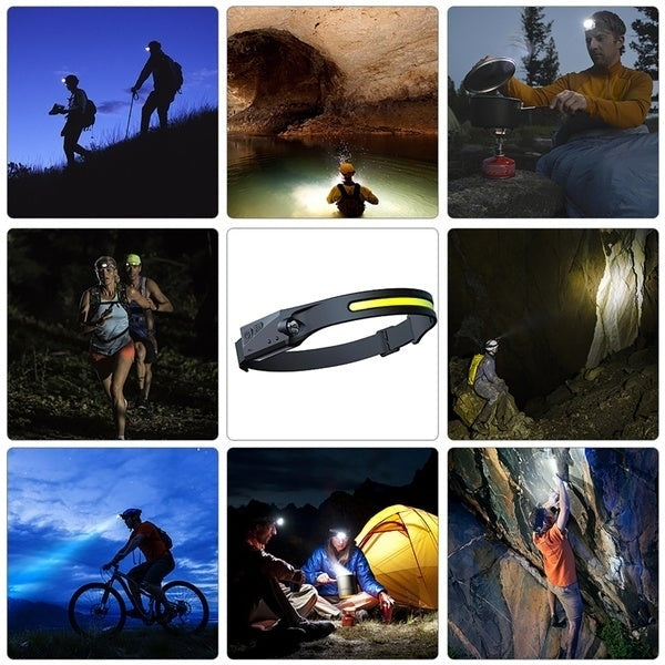 Super Bright LED Headlamp Flashlight Rechargeable Image 12