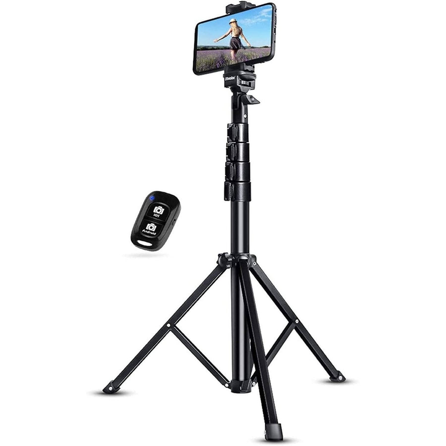 UBeesize 51" Extendable Tripod Stand with Bluetooth Remote Image 1