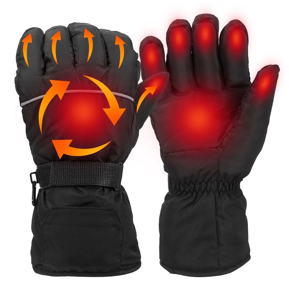 Unisex Battery Powered Heated Waterproof Gloves Image 2