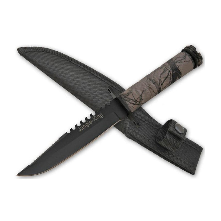 Tactical Jungle King Survival Knife with Holster Image 1