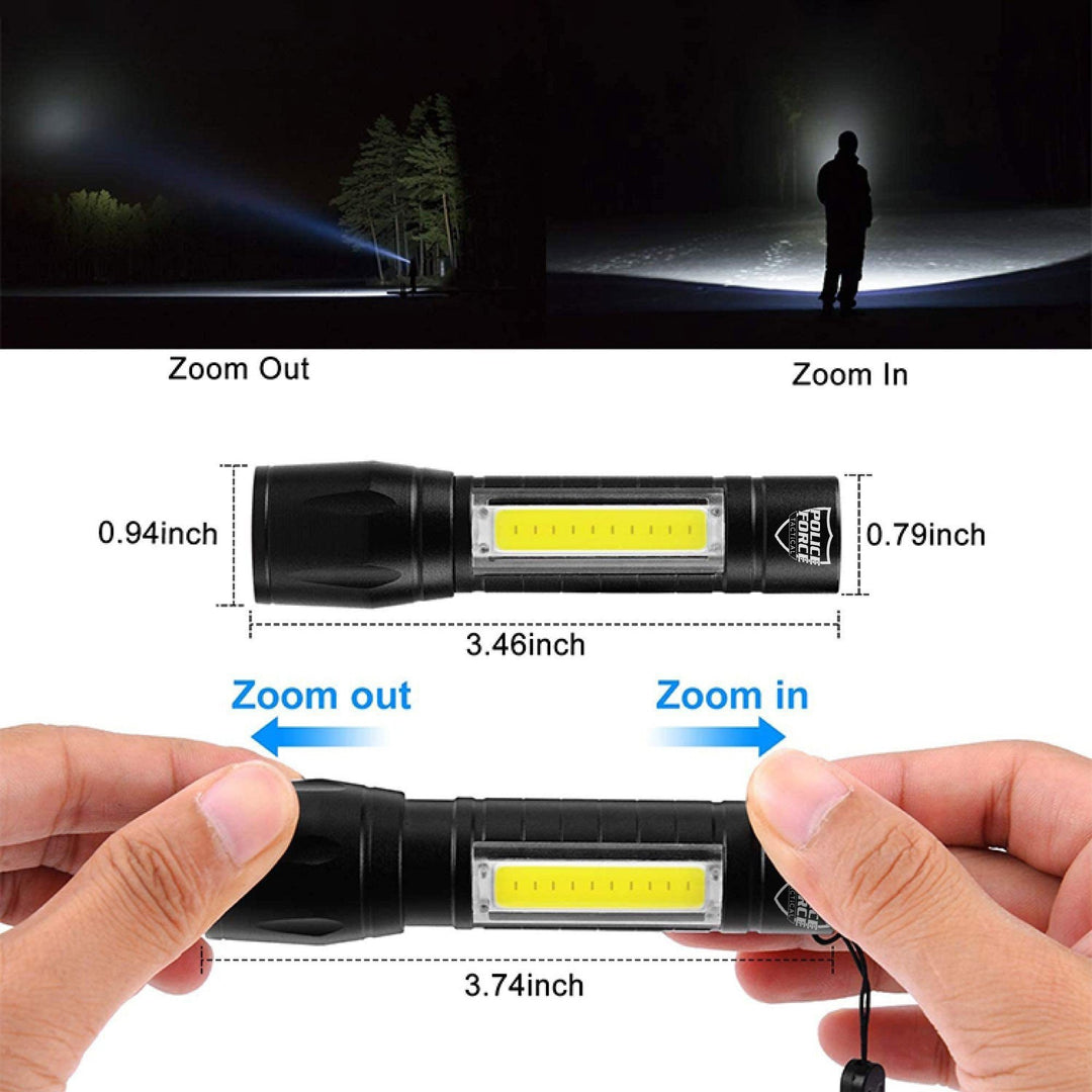 Tactical XPE COB Mini Flashlight Image 6