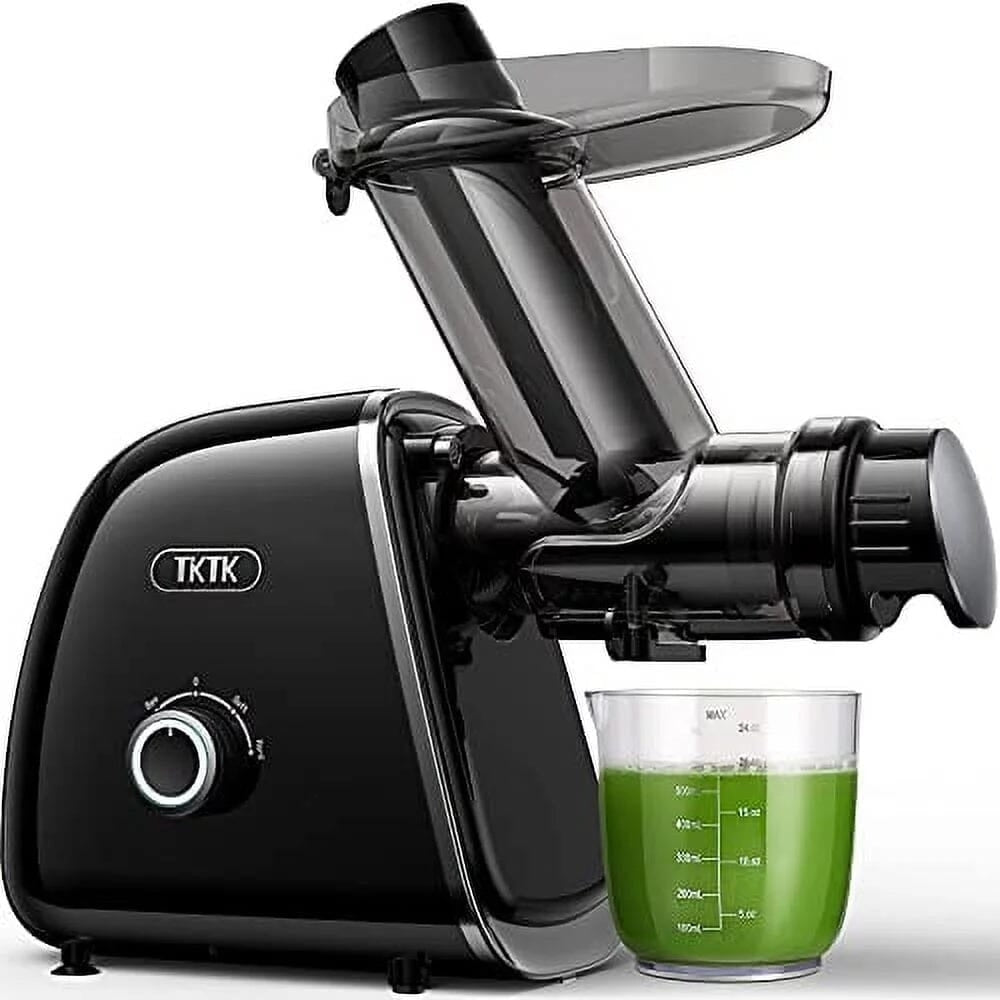 TKTK Multipurpose Masticating Juicer Extractor with Wide Feed Chute and 2 Speed Modes Image 1