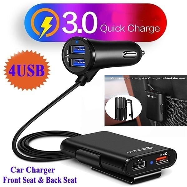 Universal 4 Ports USB Car Charger Image 2