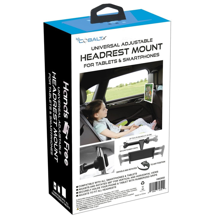 Universal Adjustable Headrest Mount for Tablets and Smartphones Image 4