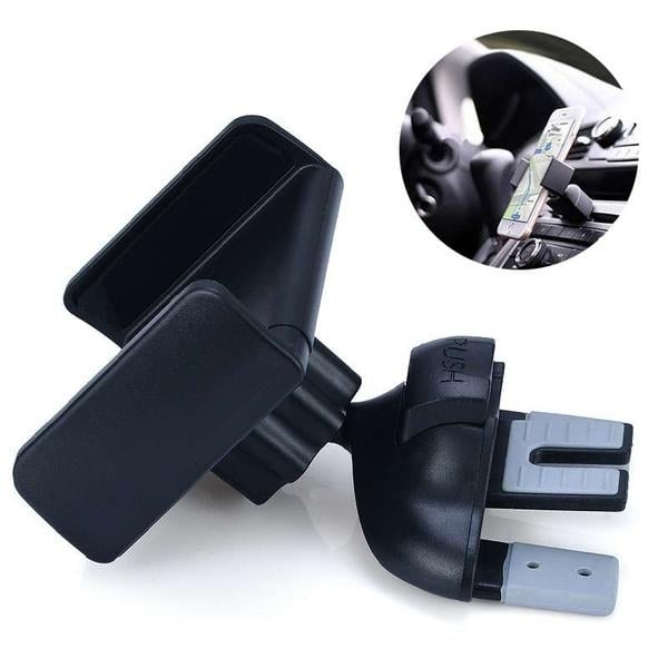 Universal Car Van CD Slot Smart Mobile Phone Rotation Mount Holder Image 11