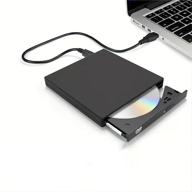 USB 2.0 Slim Protable External CD-RW Drive DVD-RW Burner Writer Player Image 2