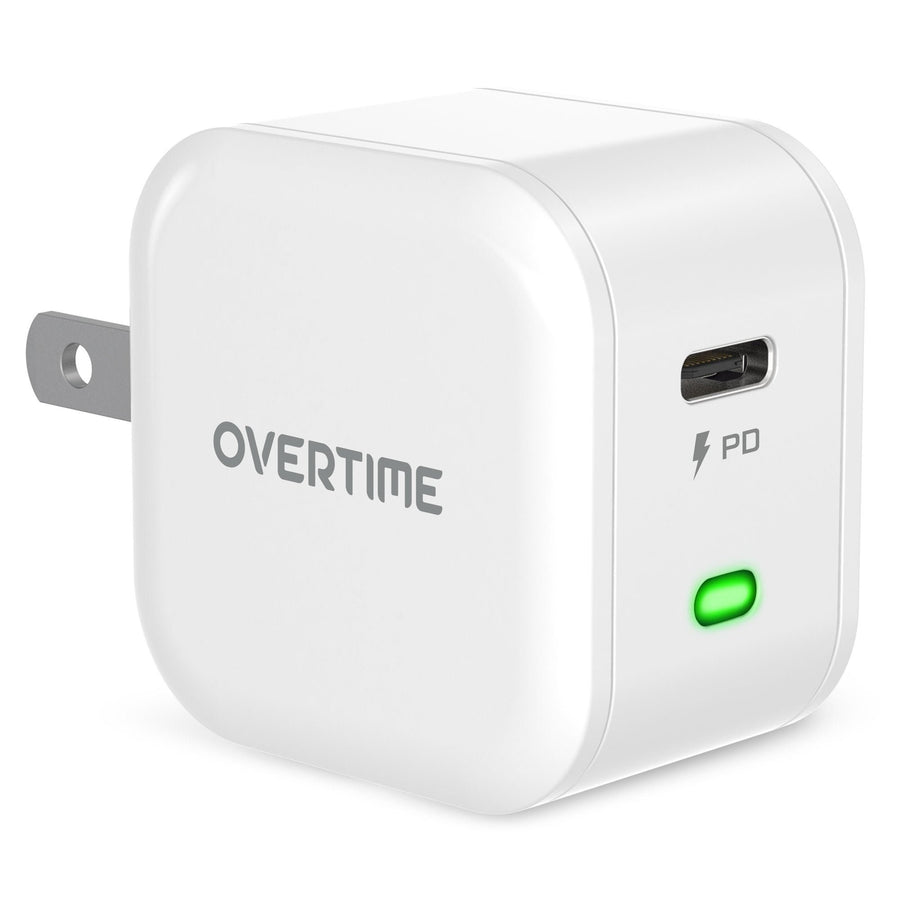 USB C Charger Overtime 20W iPhone Fast Charger for iPhone and Android PD 3.0 Image 1