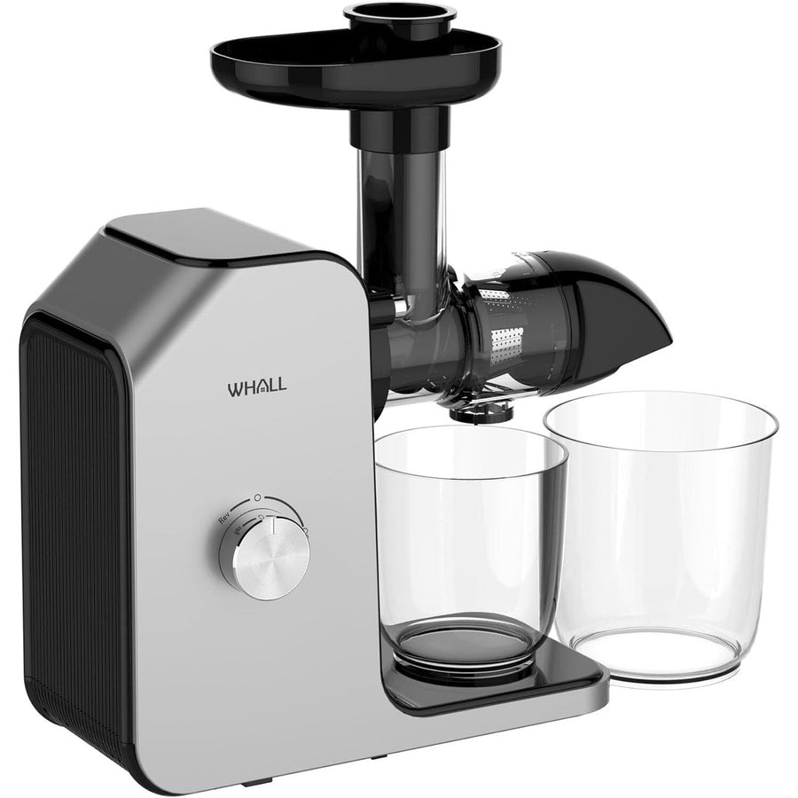 WHALL Masticating Juicer with Quiet Motor and Reverse Function Image 1