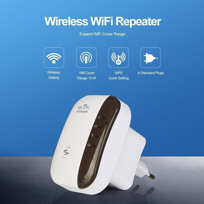 Wi-Fi Repeater Wireless Long Range Extender Amplifier Image 4