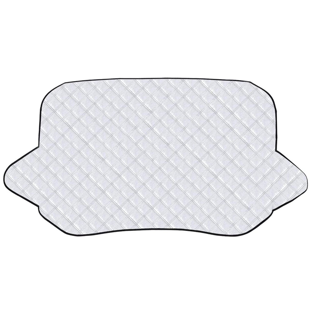 Windshield Protector Against Ice Sun Fit for Small Mid SUVs with Anti-theft Flaps Image 2