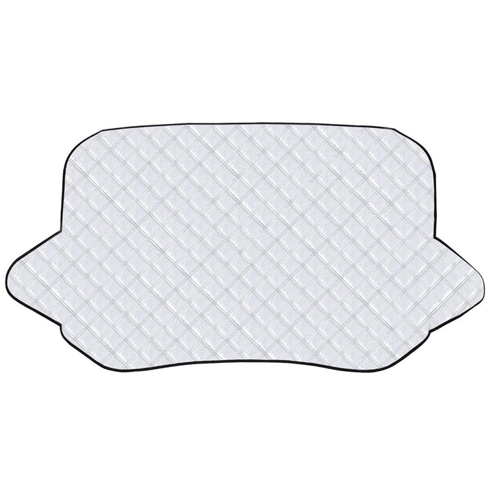 Windshield Protector Against Ice Sun Fit for Small Mid SUVs with Anti-theft Flaps Image 2