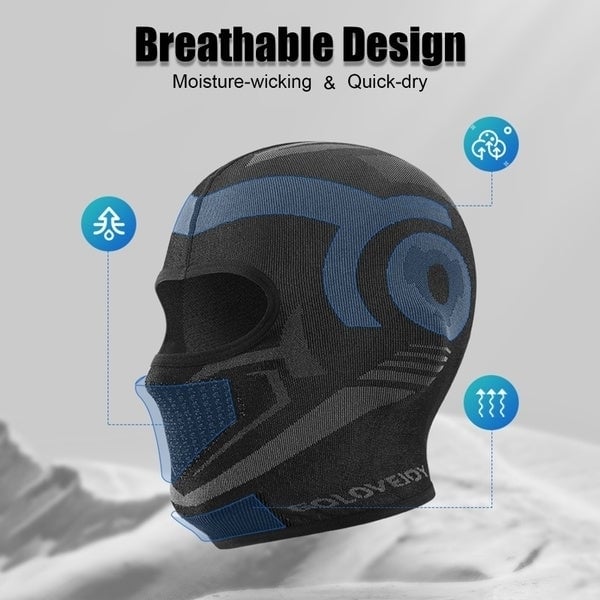 Windproof Dustproof Thermal Face Cover Image 12