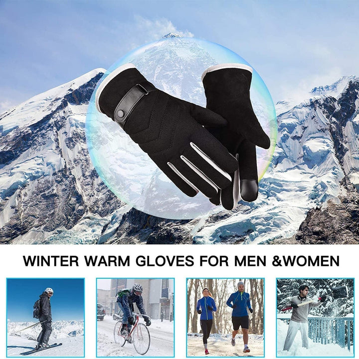 Windproof Thermal Gloves for Cold Weather Anti-Slip Gloves Image 6