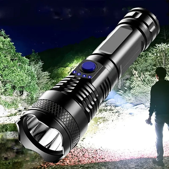 USB Rechargeable Strong Light Flashlight Image 1