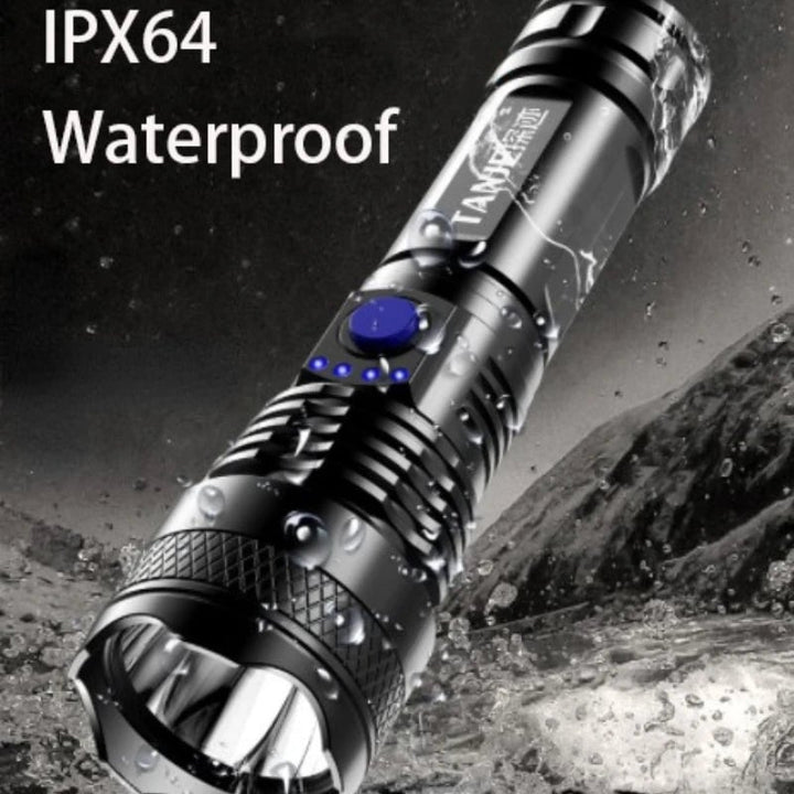 USB Rechargeable Strong Light Flashlight Image 4