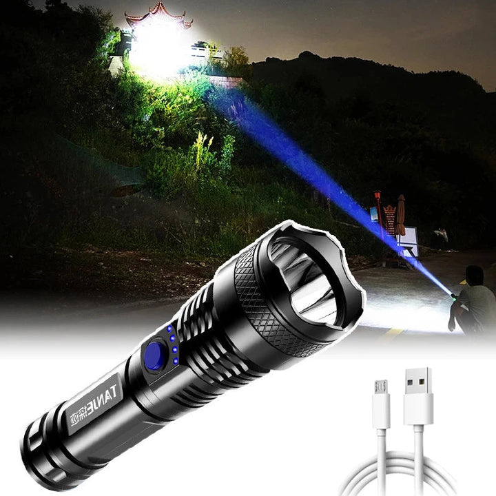 USB Rechargeable Strong Light Flashlight Image 8