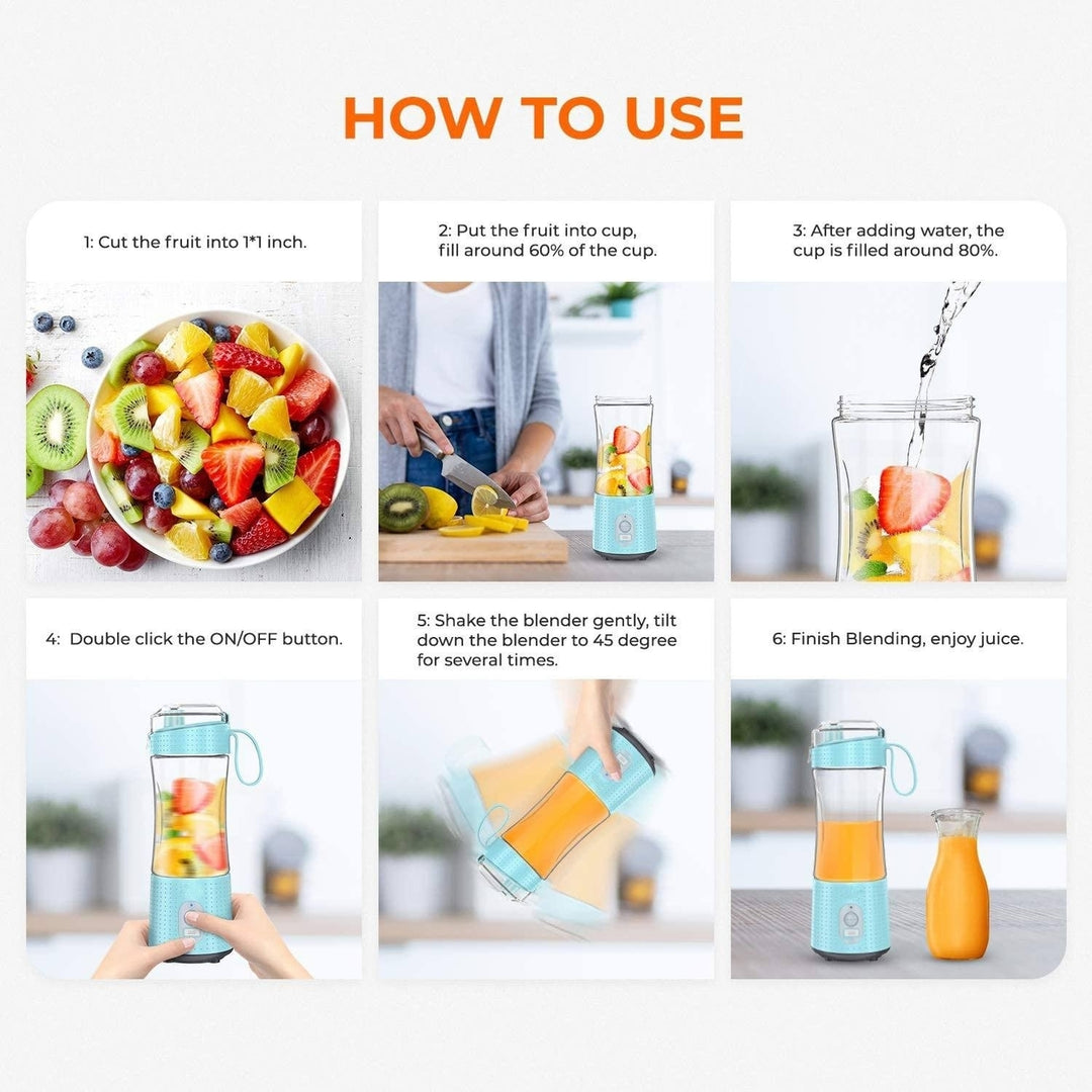 USB Rechargeable Portable Blender Image 8