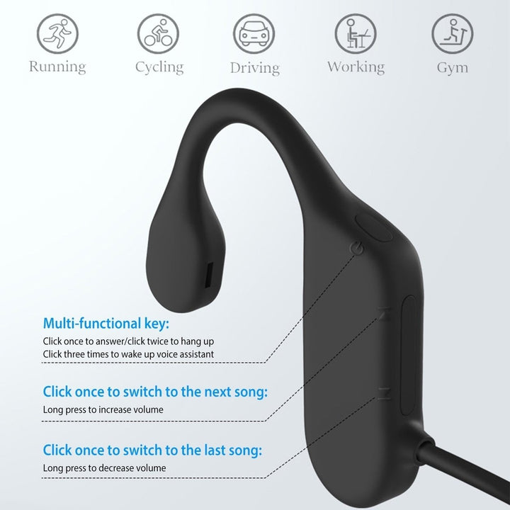 V5.1 Wireless Bone Conduction Headphone Image 8