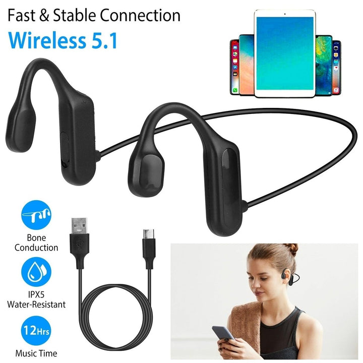 V5.1 Wireless Bone Conduction Headphone Image 9