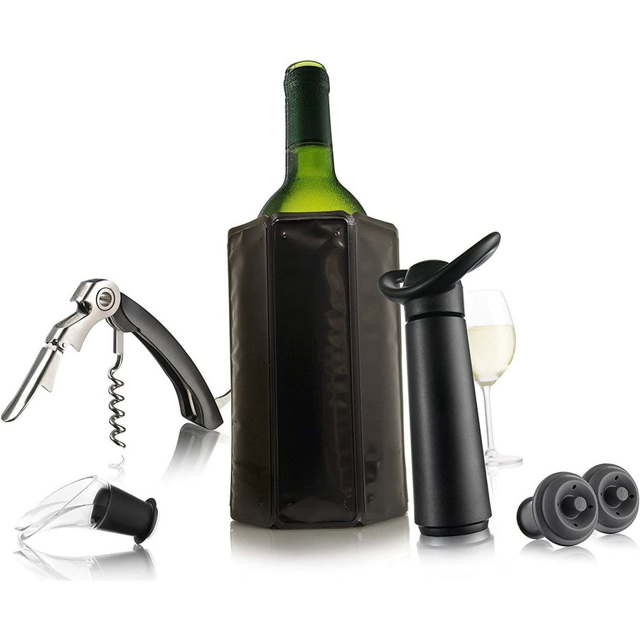 Vacu Vin Wine Saver Pump with 2 Vacuum Bottle Stoppers Image 1